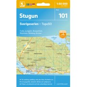 101 Stugun Sverigeserien 1:50 000